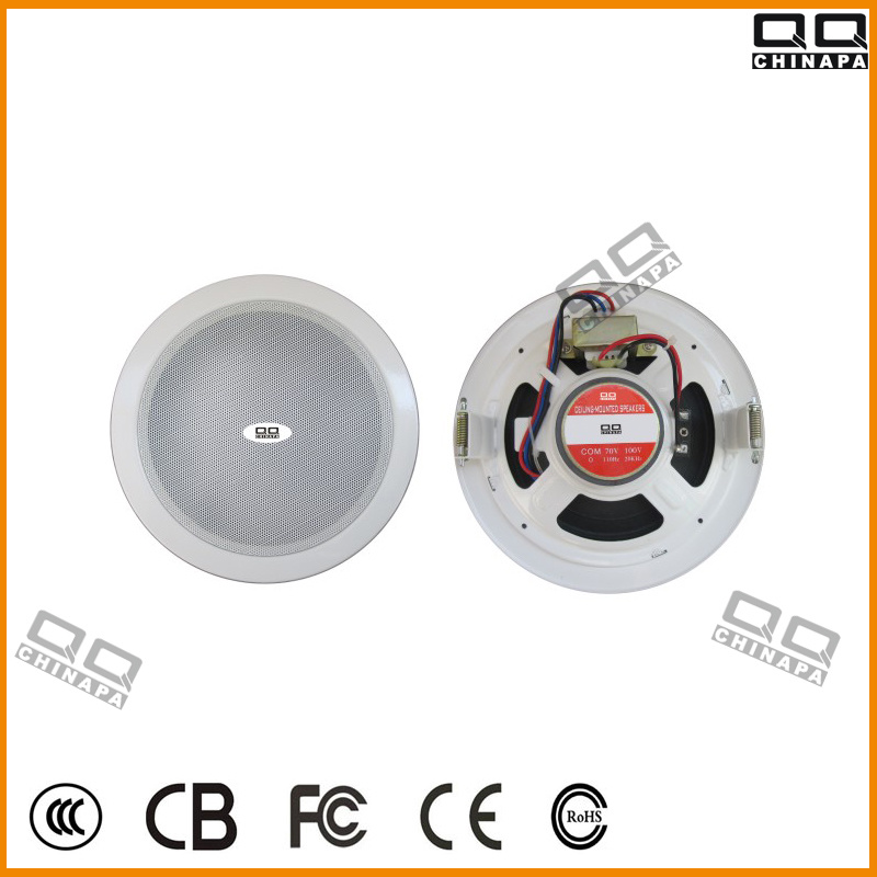 Ceiling Speaker with Rear Cover, CE Approve