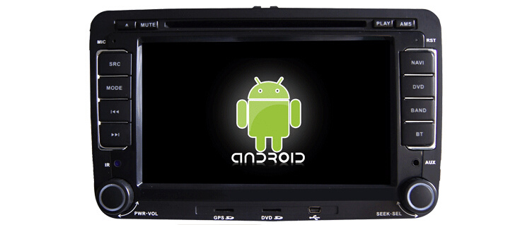 2 DIN Touch Screen Android Car DVD Player for Volkswagen Magotan