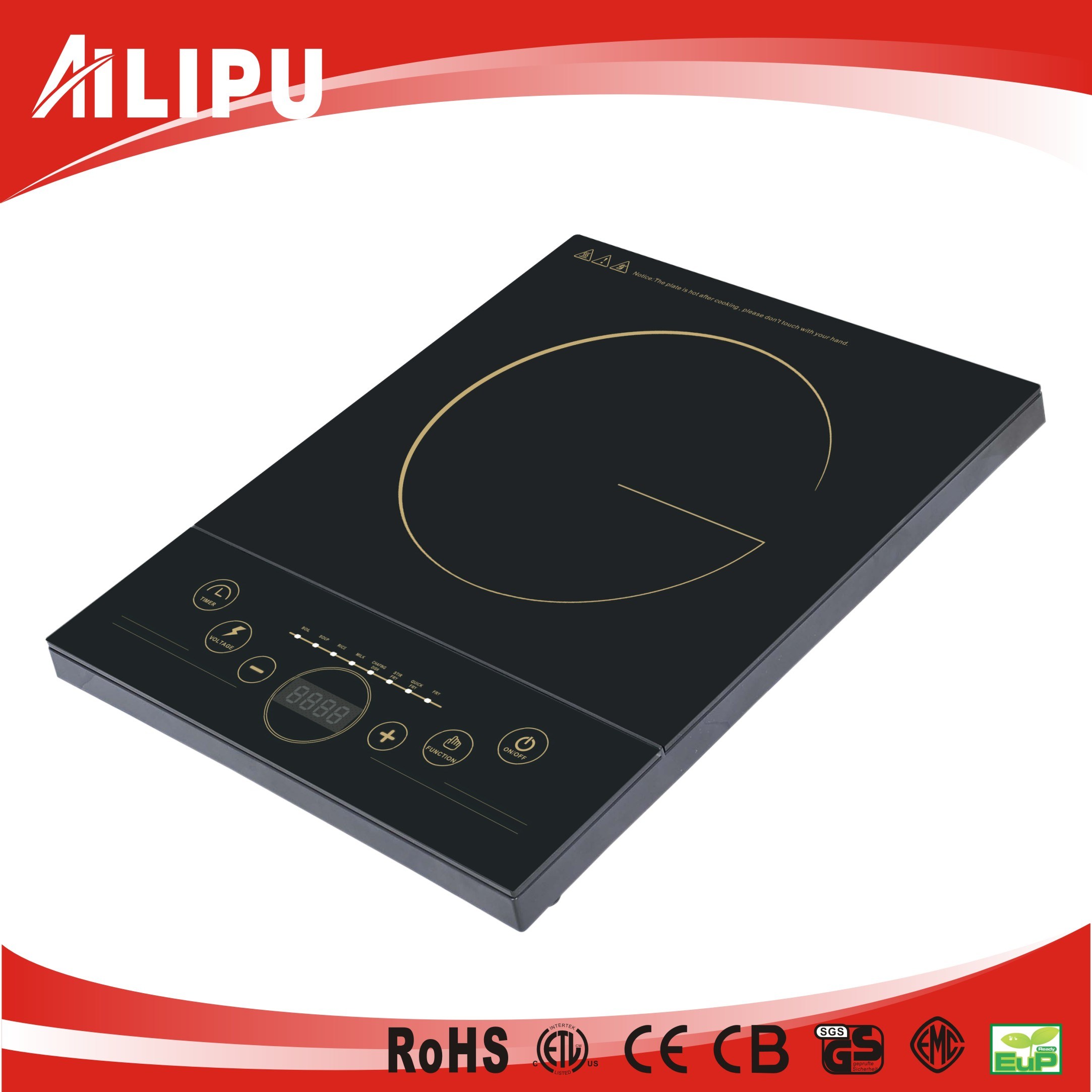 New Product of Kitchenware, Slim and Big Induction Cooker, 110V/60Hz, Electric Cookware, Induction Plate, Promotional Gift (SM-A45)