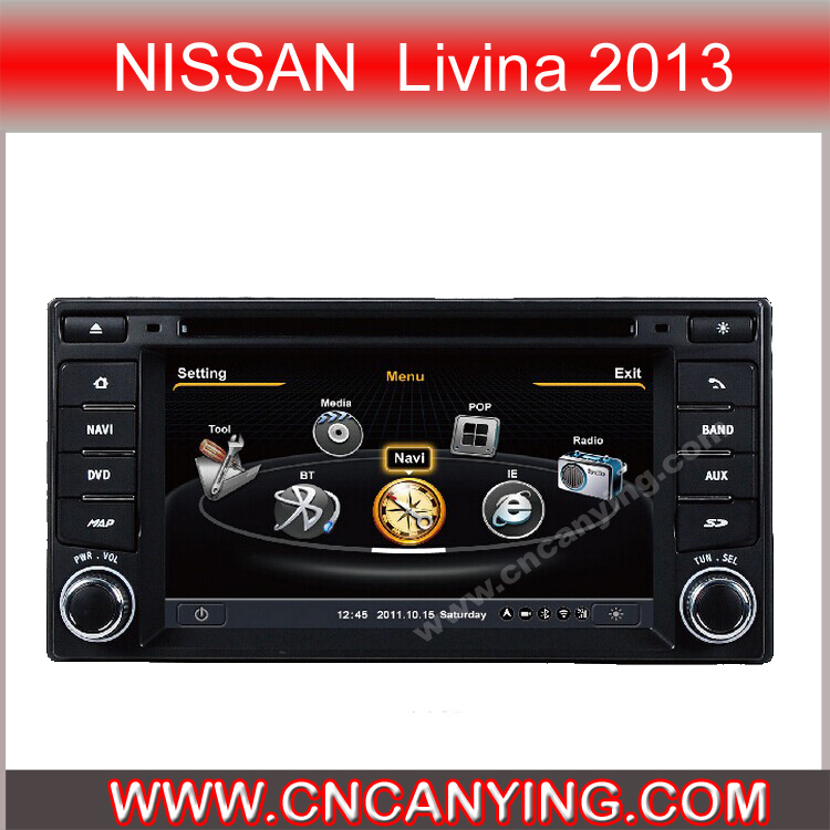 Special Car DVD Player for Nissan Livina 2013 with GPS, Bluetooth. with A8 Chipset Dual Core 1080P V-20 Disc WiFi 3G Internet. (CY-C274)