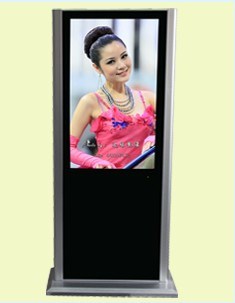 LCD Body Sensor Floor Standing Advertising Display (SS-099)