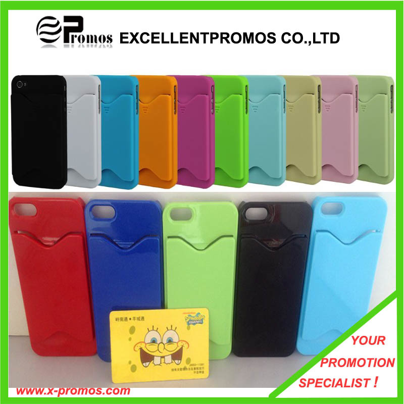 Silicone Mobile Phone Cover with Card Holder (EP-C9055)