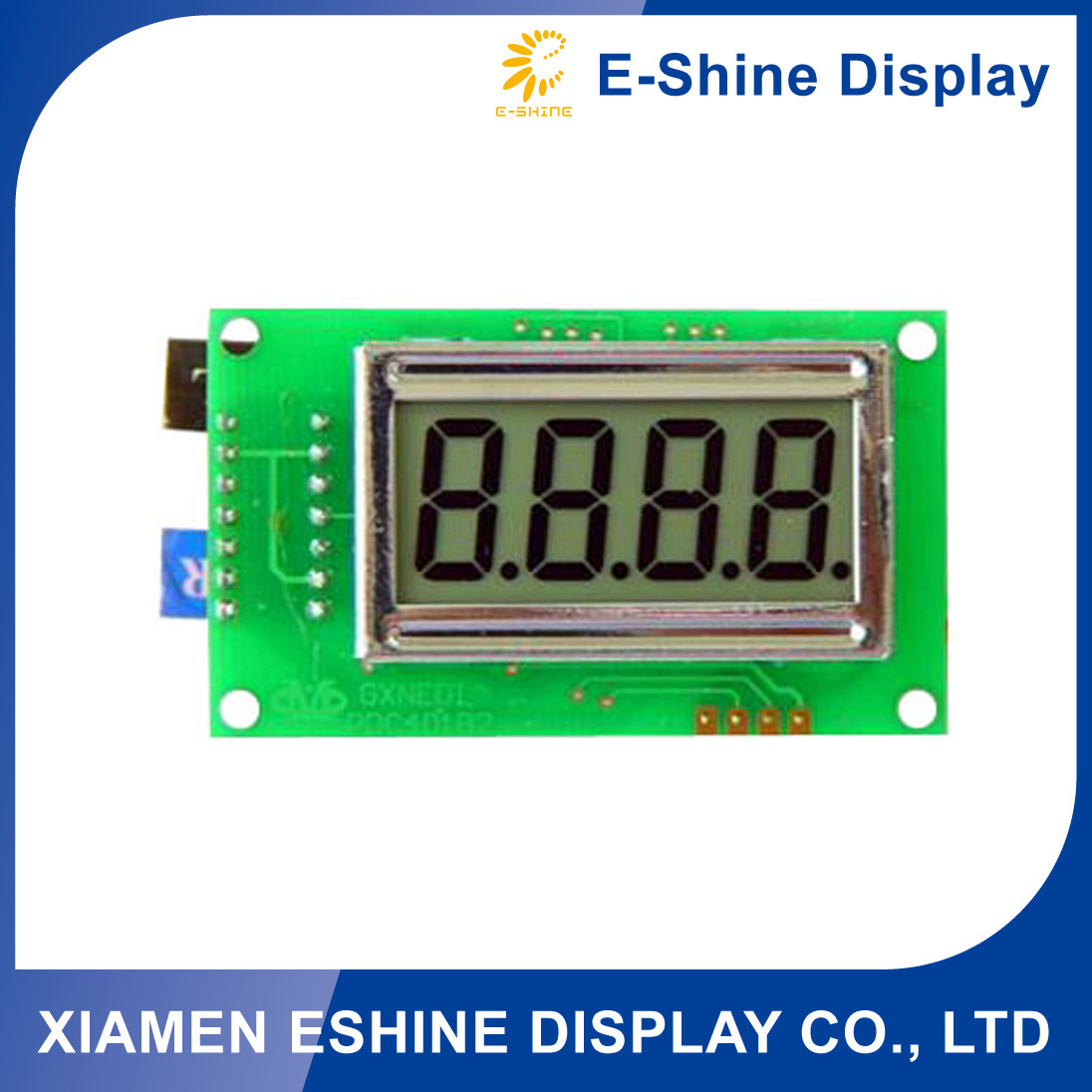 2.0 Inch Customized LCD Display with Green Backlight