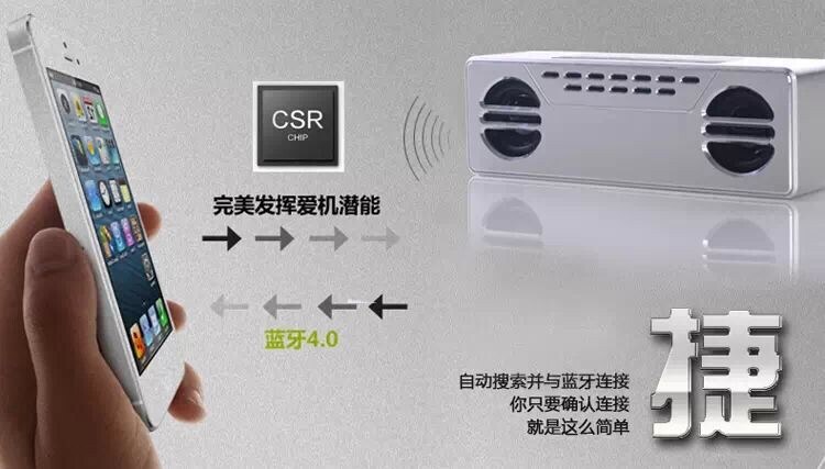 New Design Good Sound CSR 4.0 Bluetooth Speaker