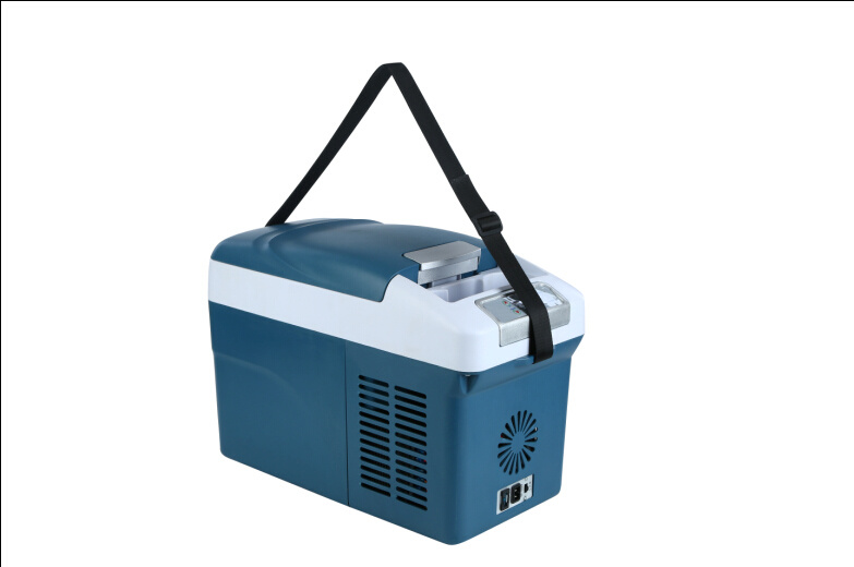 Mini Car Compressor Refrigerator 15liter DC12/24V with AC Adaptor (100-240V)