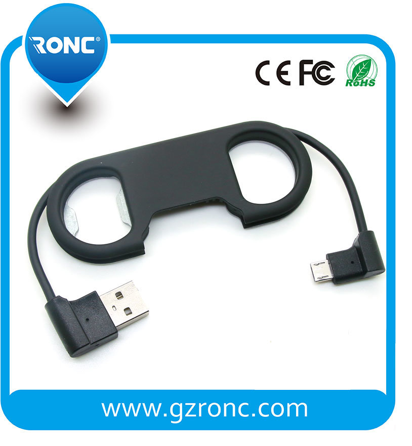 Shortest Universal USB Cable with Bottle Opener