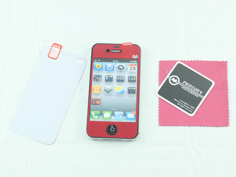 Beautiful Screen Protector iPhone4/Color Screen Protector for iPhone 4