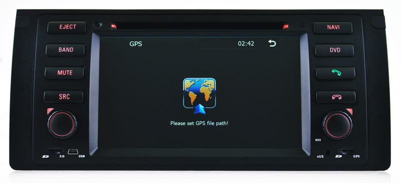 Car DVD Player for BMW 5/E39 GPS Navigation with iPod
