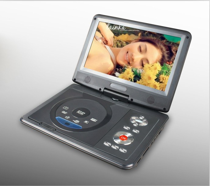 Christmas Gift 9.8 Inch Cheap Portable DVD Player with TV Tuner