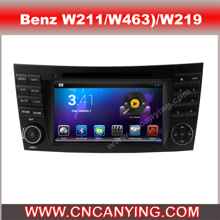 Car DVD Player for Pure Android 4.4 Car DVD Player with A9 CPU Capacitive Touch Screen GPS Bluetooth for Benz W211/W463/W219 (AD-7501)