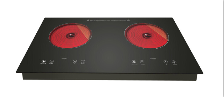 Built-in or Desktop New Double Infrared Cooker, Double Infrared Stove with Metal Body
