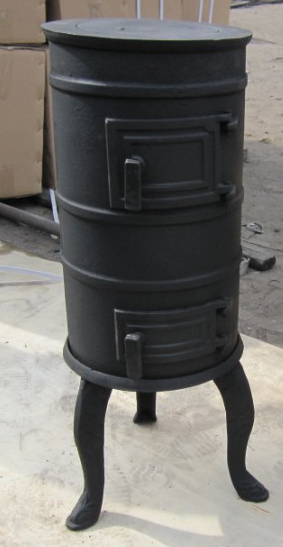 New Designed Cheapest Cast Iron Stove, (KS-002) Small Wood Stove