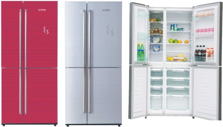 358L Refrigerator with Side-by-Side Doors