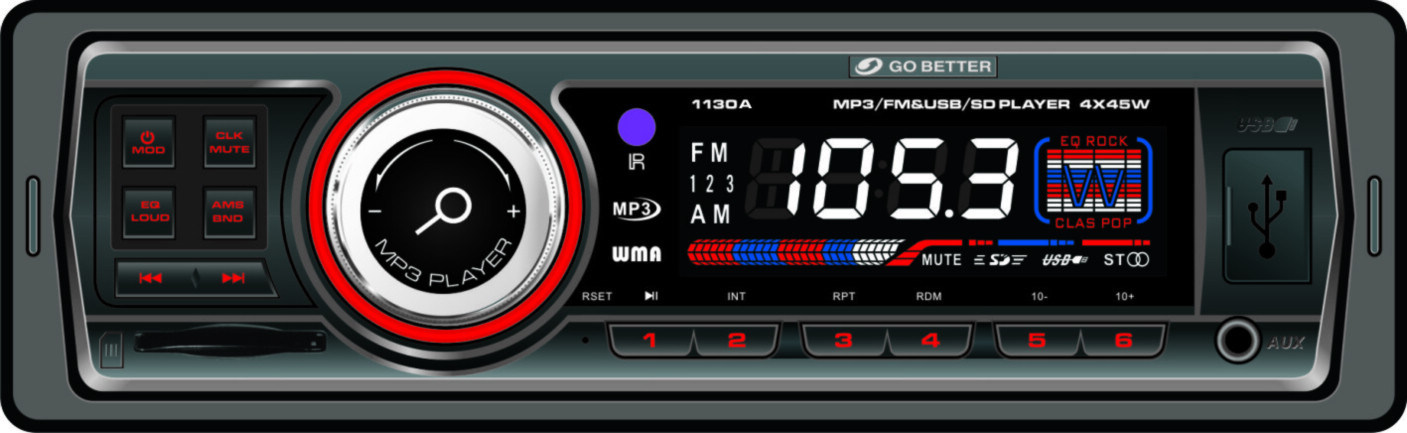 Car MP3 Player (GBT-1130)