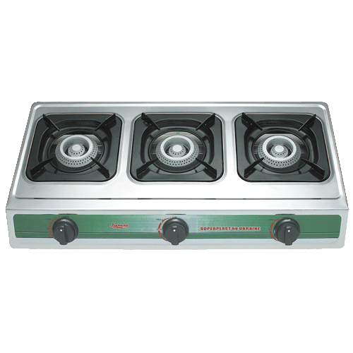 3-Burner Stainless Table Gas Stove (T-A3012) 