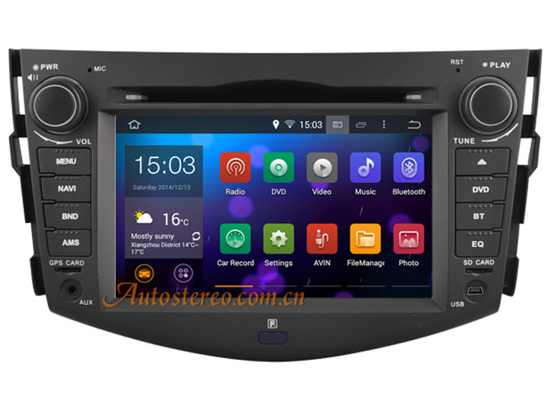 Android Car Double DIN DVD Player for Toyota Car Audio