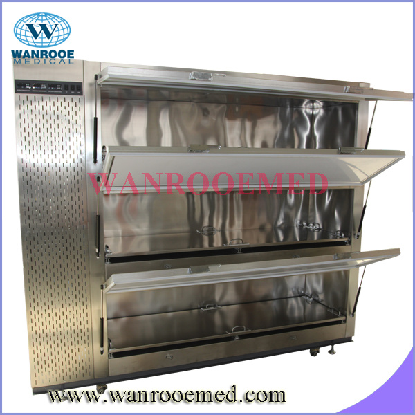 Side Loading Morgue Refrigerator with Control Panel