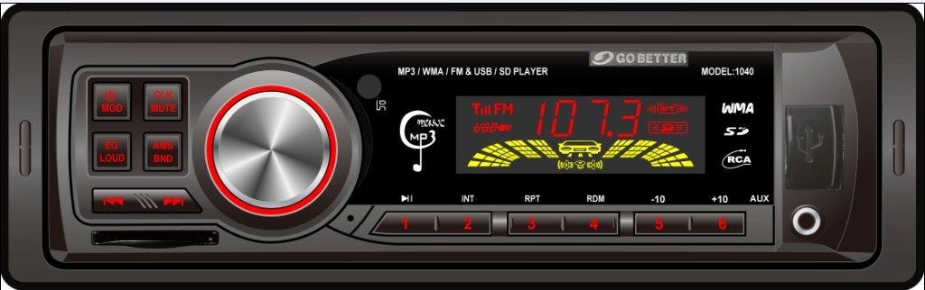 Car MP3 Player (MP3-1040)