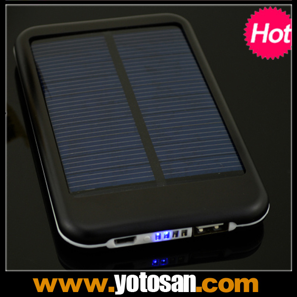 Cell Mobile Phone 5000mAh Power Bank Solar Battery Charger