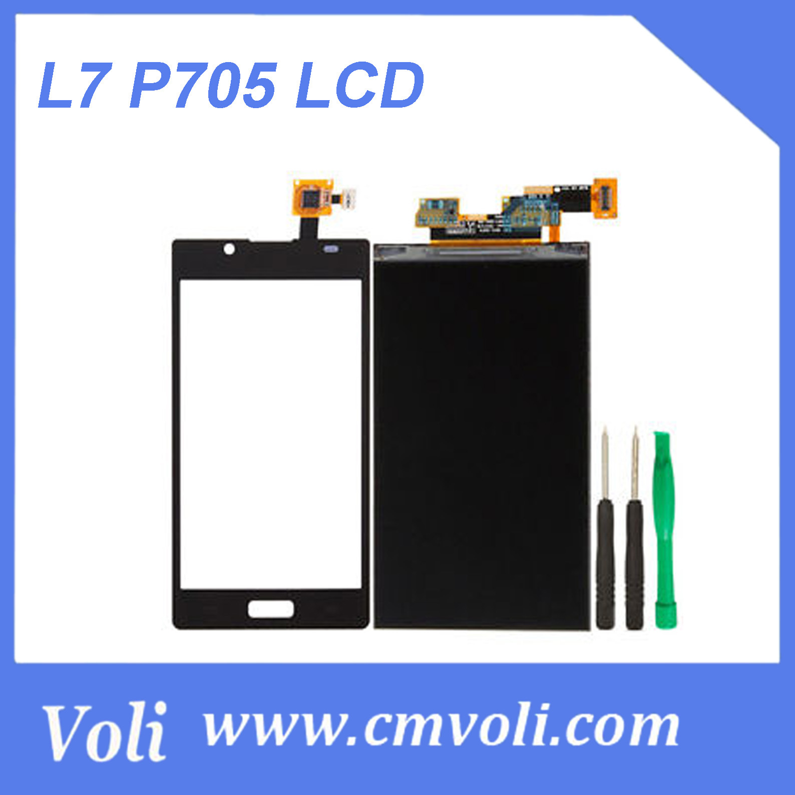 High Quality LCD Screen for LG P700 P705, LCD for LG Optimus L7 P705