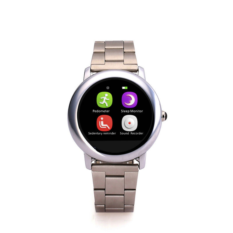Waterproof 1.22''touch Screen Android Bluetooth Smart Watch