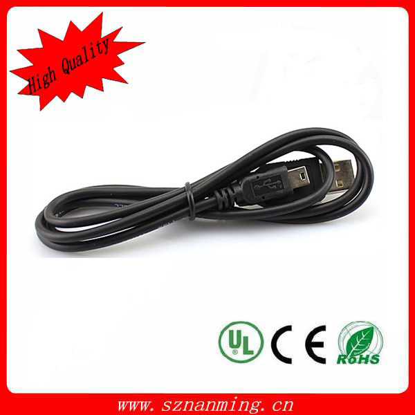 USB a Male to Mini USB 5pin B Male 28AWG*1p+24AWG*2c Cable
