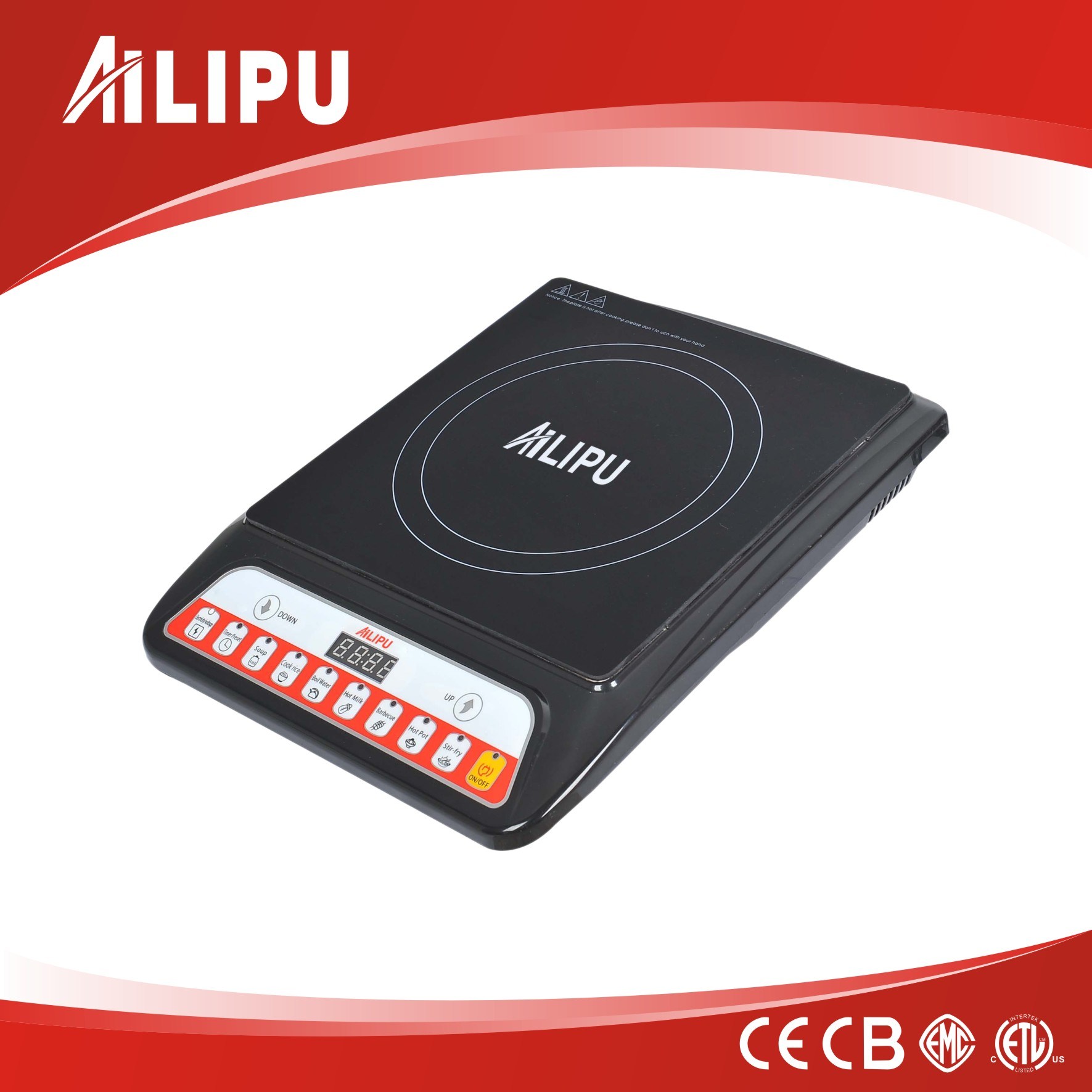 Low Price with High Quality Single Plate Home Induction Cooker with 2% Free Spare Parts