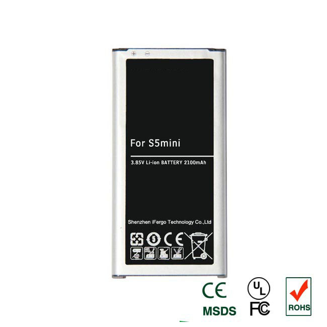 100% Original Battery Eb-Bg800cbe for Samsung Galaxy S5 Mini Sm-G800f 2100mAh