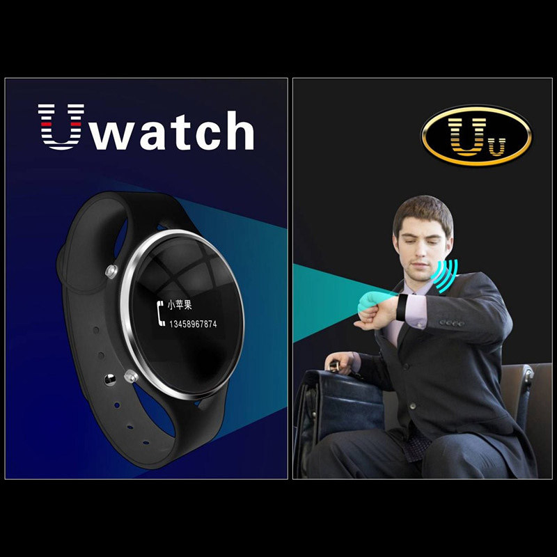 Uu Bluetooth Smartwatch Smart Watch with Stainless and Silicon