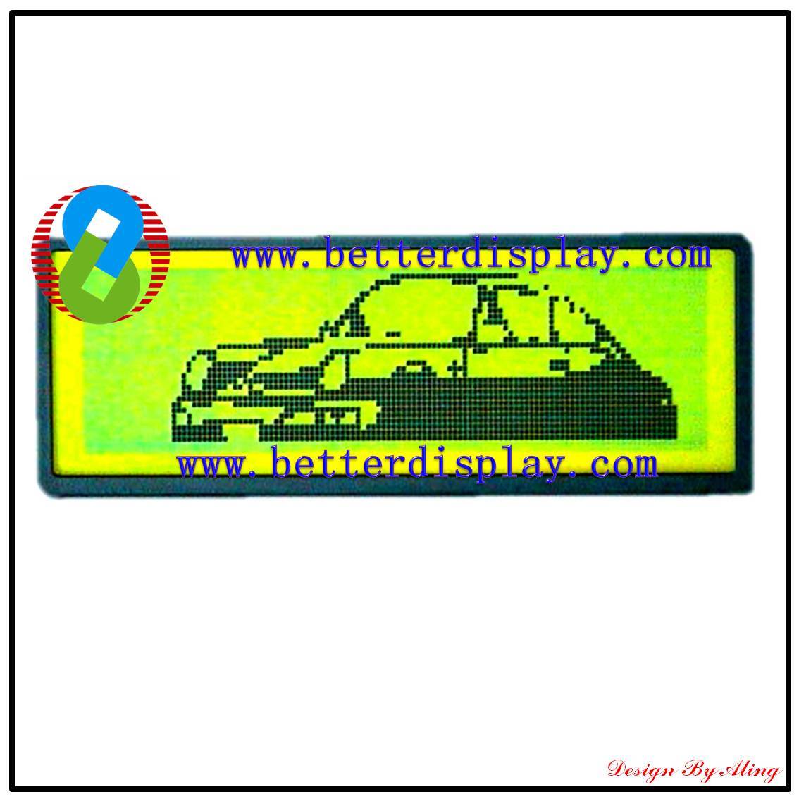 Graphic Positive Type LCD Panel Stn LCD Display Screen