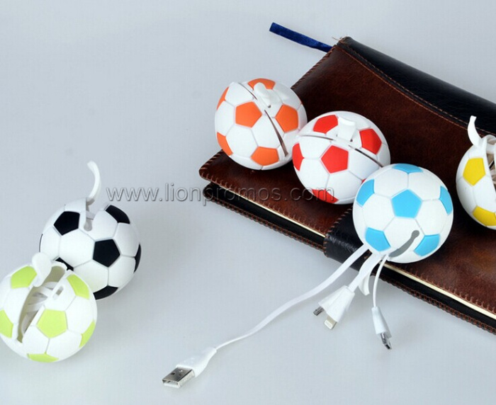 Football Shape Mobile USB Charging Cable
