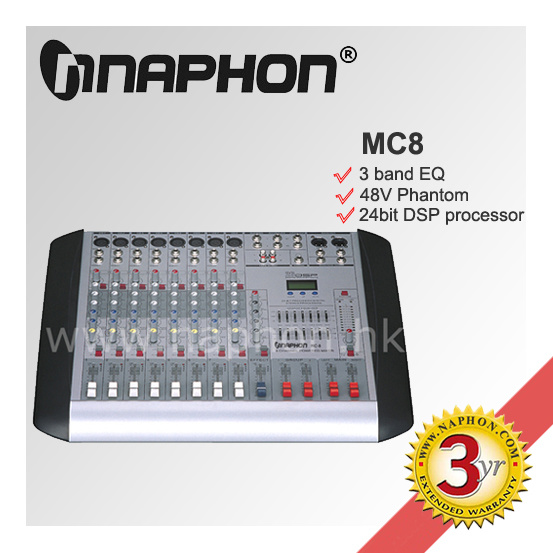 Professional Audio / Sound Mixer Console (MC8) 