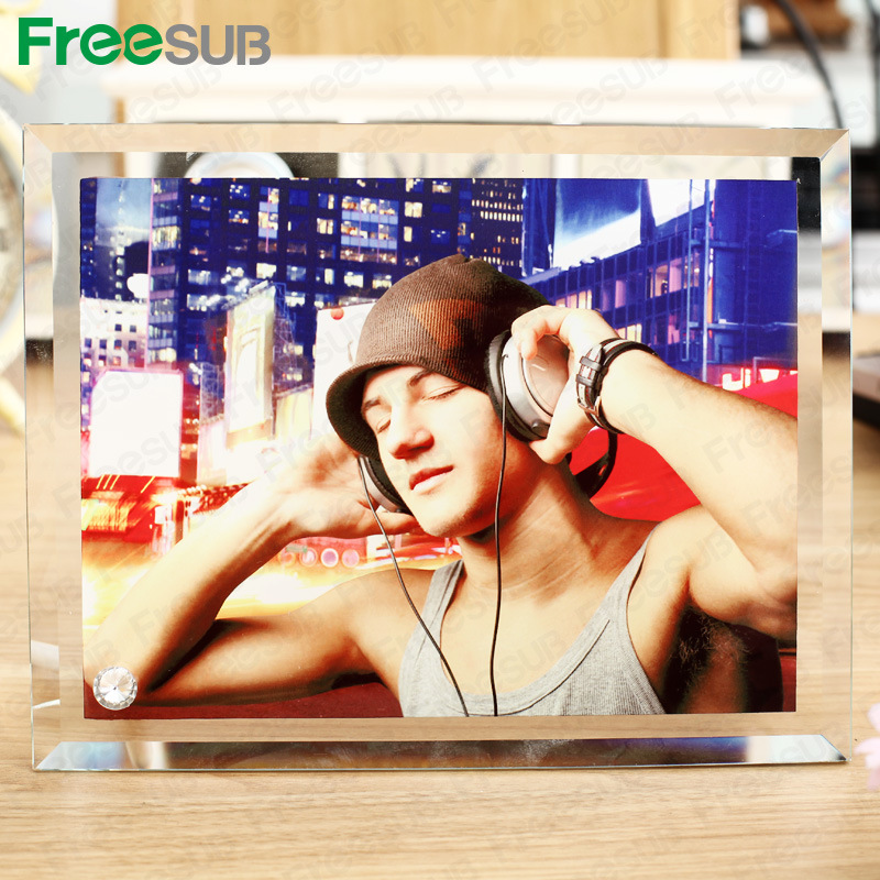 Freesub Blank Glass Frame for Sublimation, Sublimation Glass Photo (BL-05)