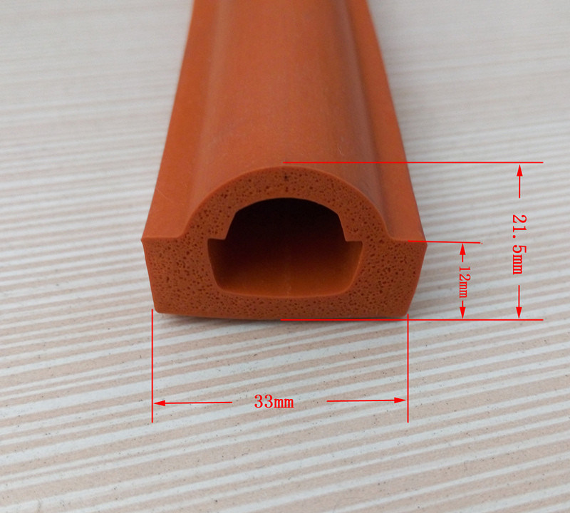 Various Flexible Heat Resistant Silicone Rubber Trim Strips