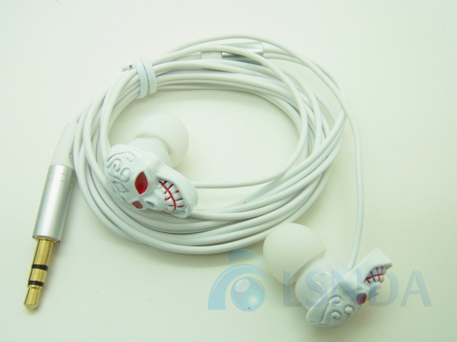 Brand Name MP3 MP4 Player Skull Earphones