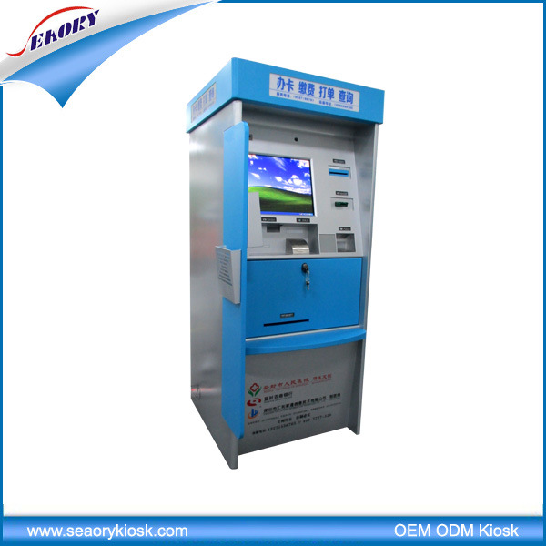 Mobile Station Document Design Touch Screen Kiosk Terminal Machine