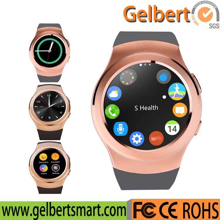 Gelbert Stainless Steel Bluetooth Smartwatch for Android Ios