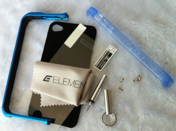 Vapor Comp Elemetn Case Aluminum Case for iPhone 4S 4G, OEM