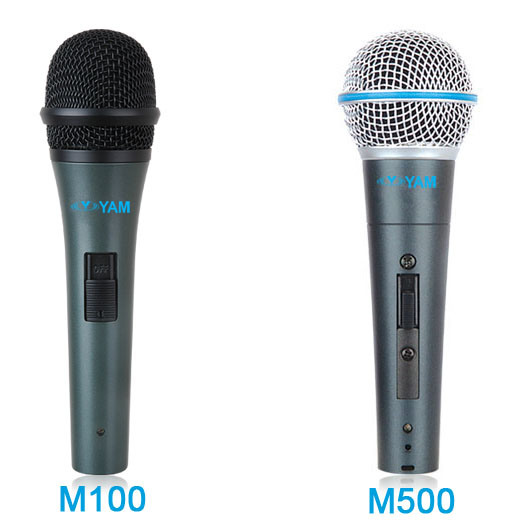 Yam M100 M500 Wired Microphones