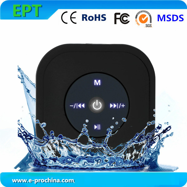 New Portable Waterproof Sucker Bluetooth Wireless Speaker (EB-001FM))