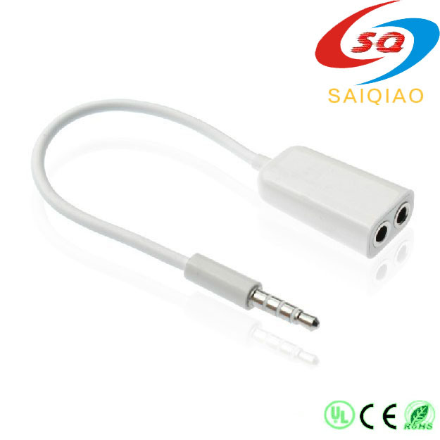 3.5mm Earphone Splitter Audio Cable