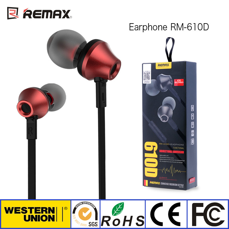 Remax RM-610d Earphone for Mobile Phone