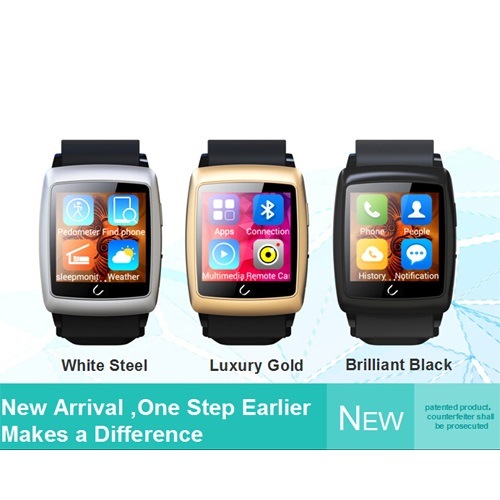 Bluetooth Smart Watch U18 for Ios Android Dual-Core ROM 4GB Touch Screen GPS WiFi Internet Smart Wristwatch