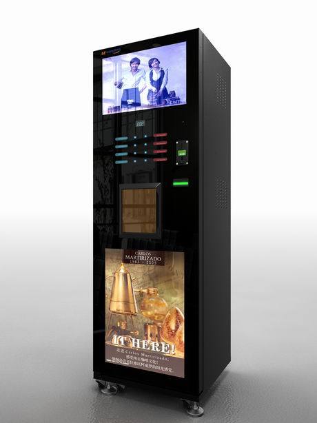 Reliable Quality Advertisement Coffee/Cafe/Coffee Vending Machine with 22 Inch LCD Display Lf-306D-22g