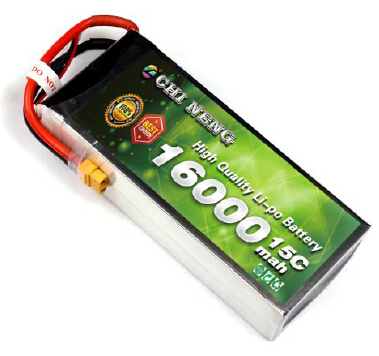 14.8V 16ah Military Helicopter Battery Lithium Polymer Battery 15c