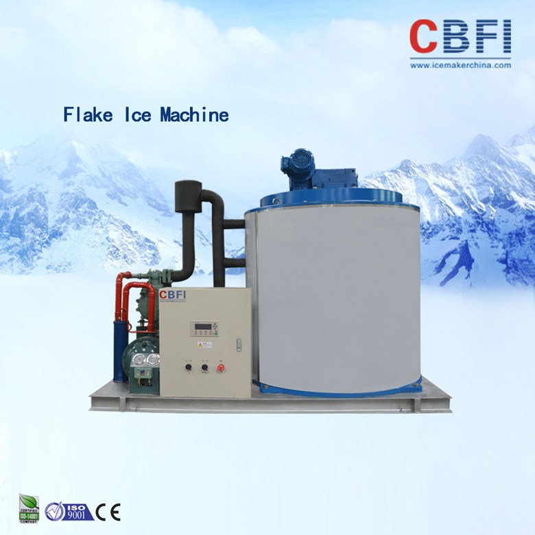 Water Cooling R22 Refrigerant Ice Flake Machine (BF5000)