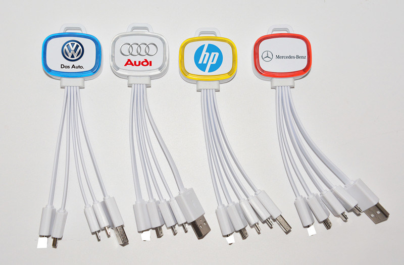 4 in 1 Micro USB Light up Adapter / Cable