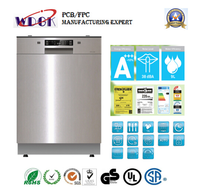 Stainless Steel Free Standing Dishwasher