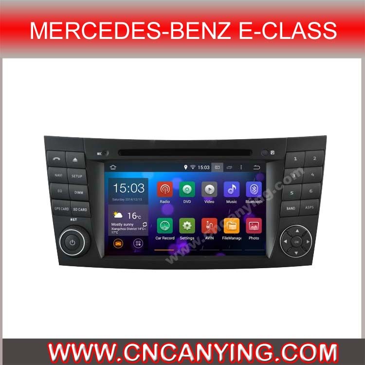 Pure Android 4.4.4 Car GPS Player for Mercedes-Benz E-Class with Bluetooth A9 CPU 1g RAM 8g Inland Capatitive Touch Screen (AD-6999)