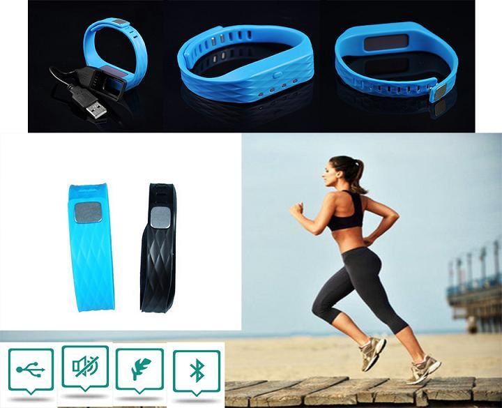 0-99999 Steps 2 in 1 Smart Fitness Band Pedometer with Calories Counter